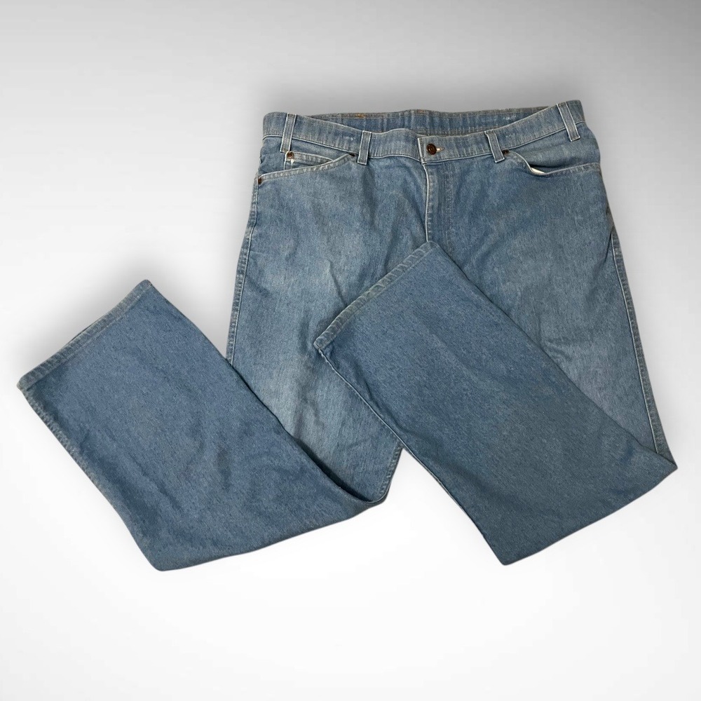 LEVI'S Men's Vintage Orange Label Light Wash Bootcut Relaxed Fit Size 42x30‎ - Picture 3 of 8